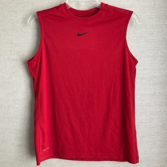 youth dri fit sleeveless shirts